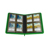 Gamegenic - Zip-Up Album 8 Pocket Green - Gamesmart